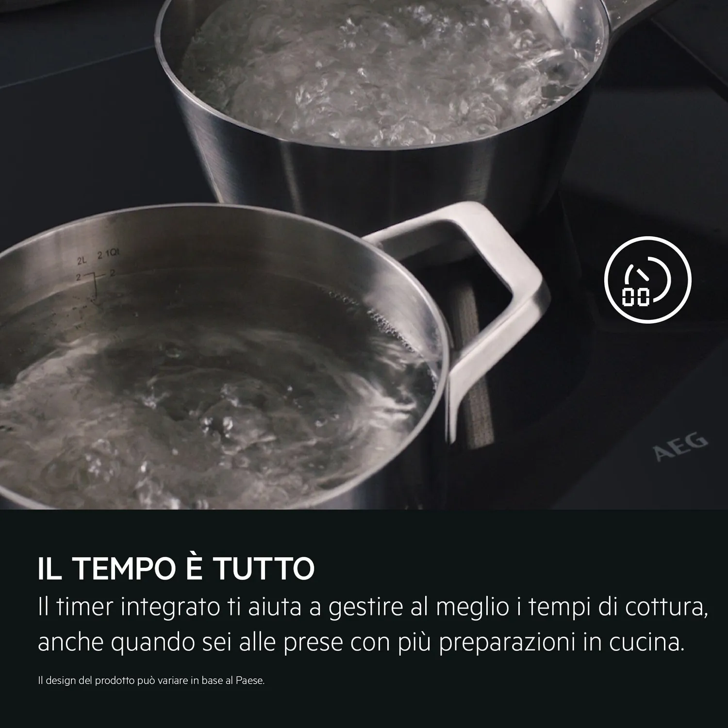 AEG TK95IN00FB Piano Induzione 90 cm 5 Zone Bridge