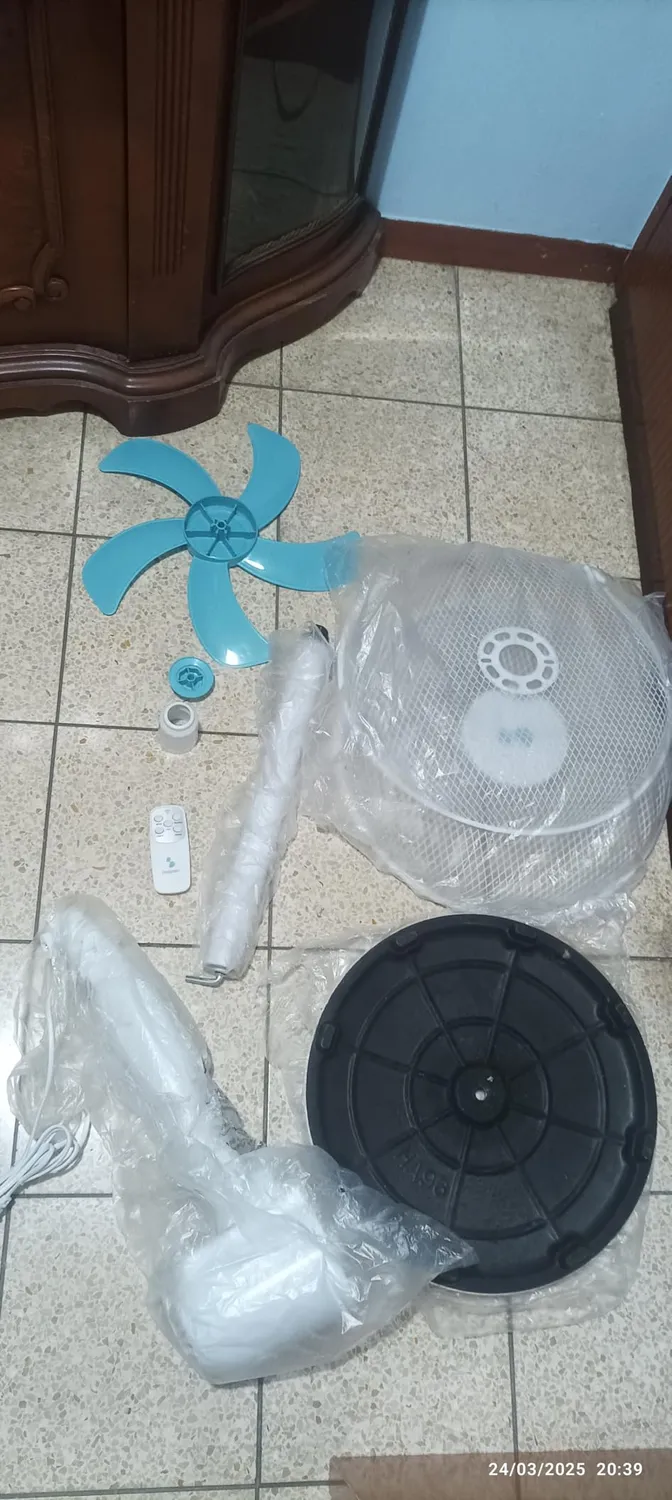 Beper ventilatore a piantana bianco 40 cm telecomando timer