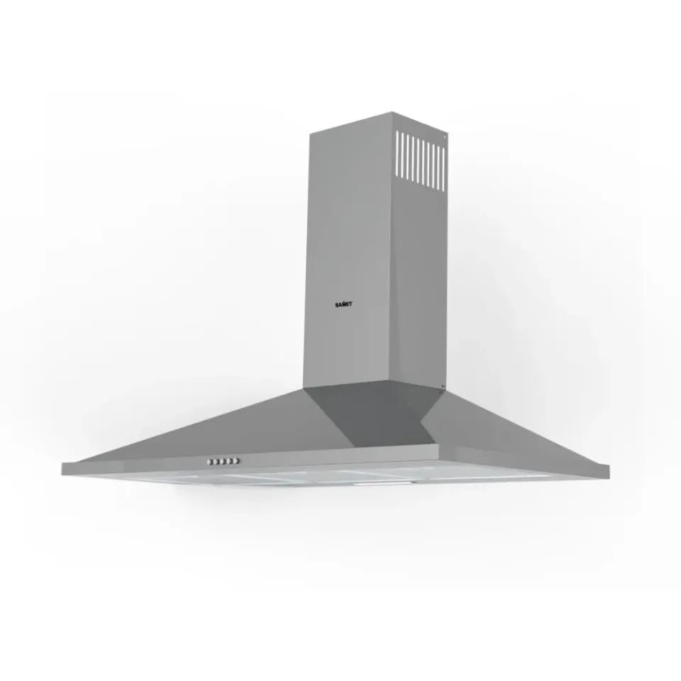 Samet Eolo90 Cappa Piramide 90 cm Inox Parete