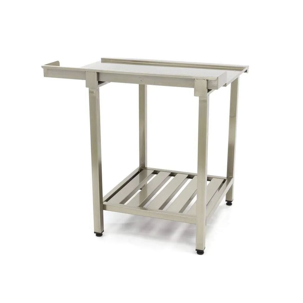 Maxima tavolo per lavastoviglie inox 120x75 cm sinistro