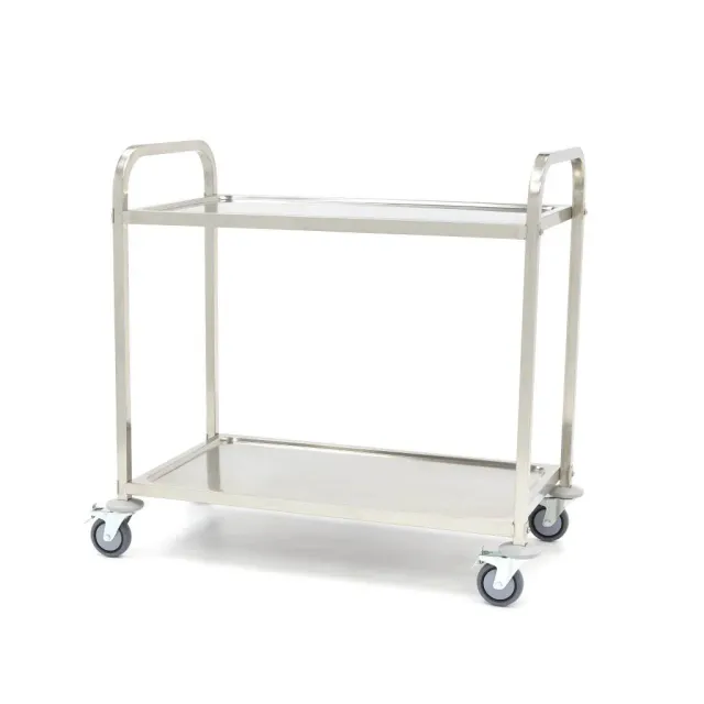 Pizza Maxima Carrello servizio inox 2 ripiani 40 kg