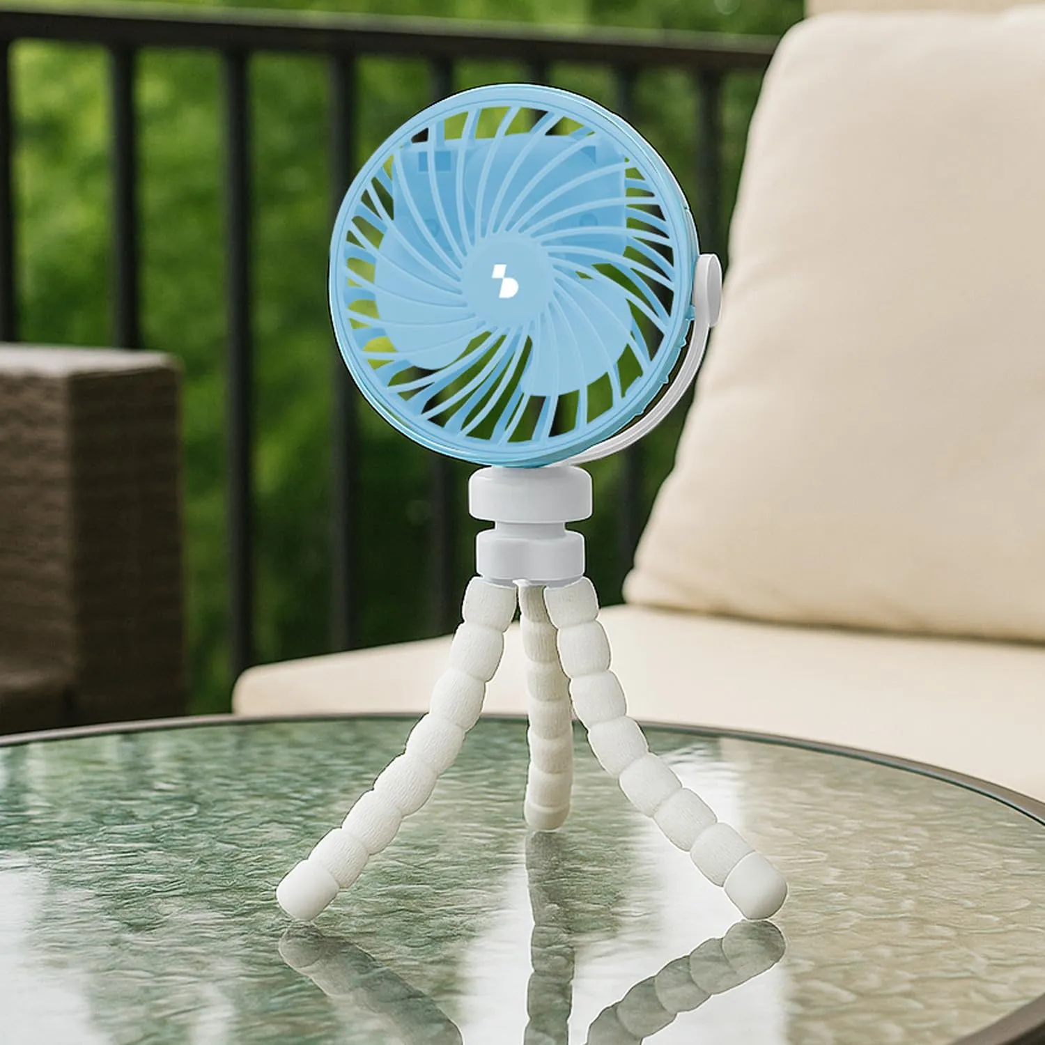 Beper P206VEN431 Mini Ventilatore Gambe Flessibili LED