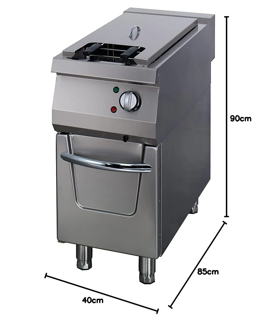 Pizza Maxima Gastro Premium friggitrice elettrica 22L 90cm
