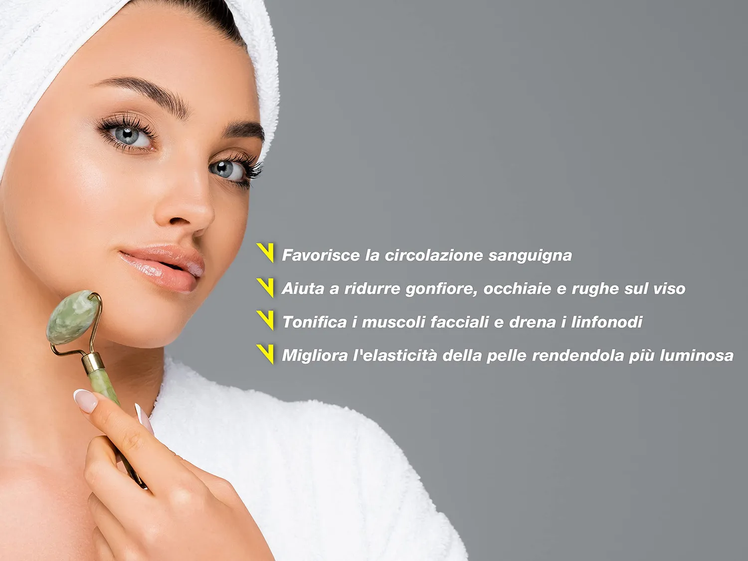 Beper C301ABE101 Rullo Gua Sha Giada Verde