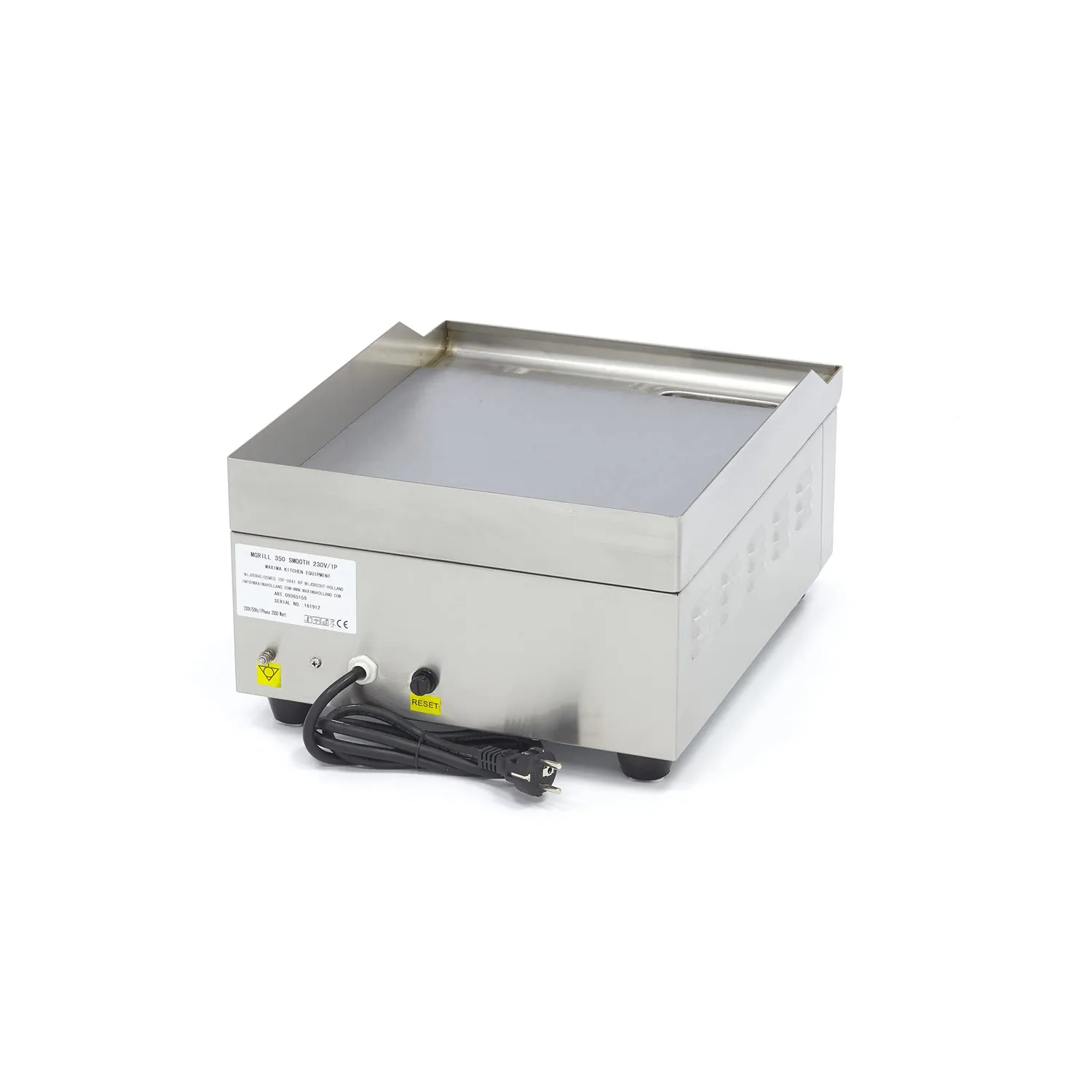 Maxima Gastro piastra elettrica liscia 36 cm 2000W