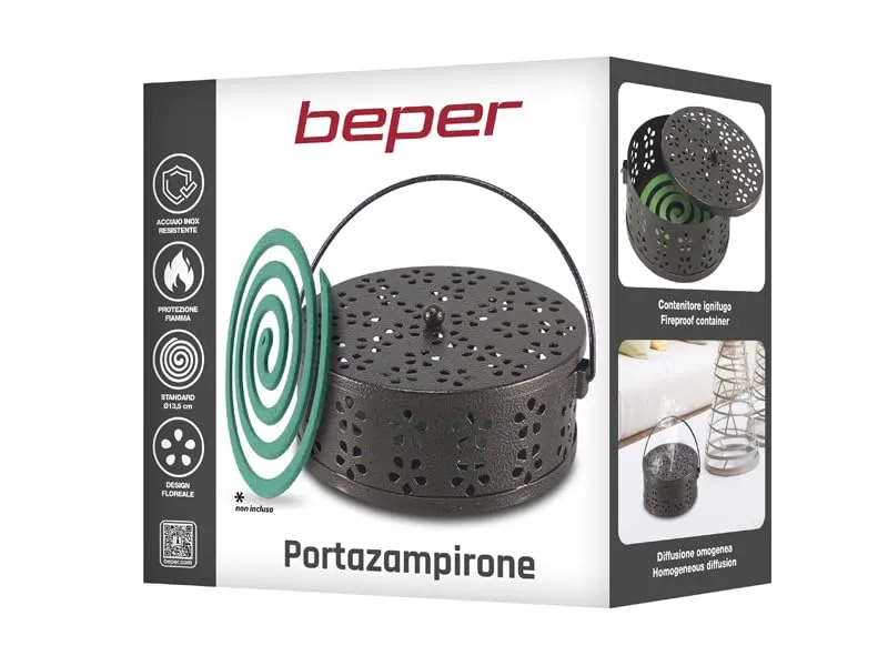 Beper C206UTI010 Portazampirone Inox 13,5 cm Coperchio
