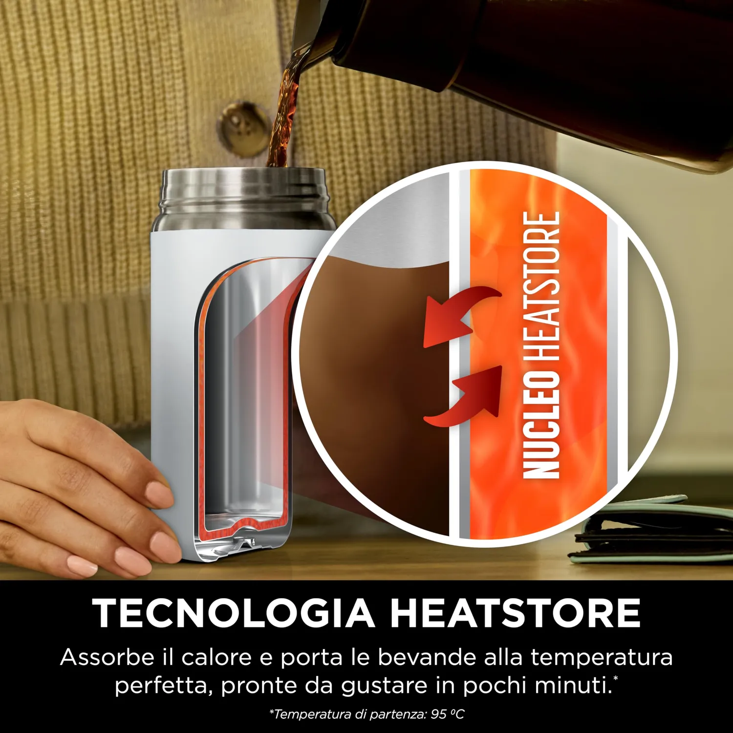 Ninja Sip Perfect DW1203EUUKWH borraccia termica 300 ml bianca