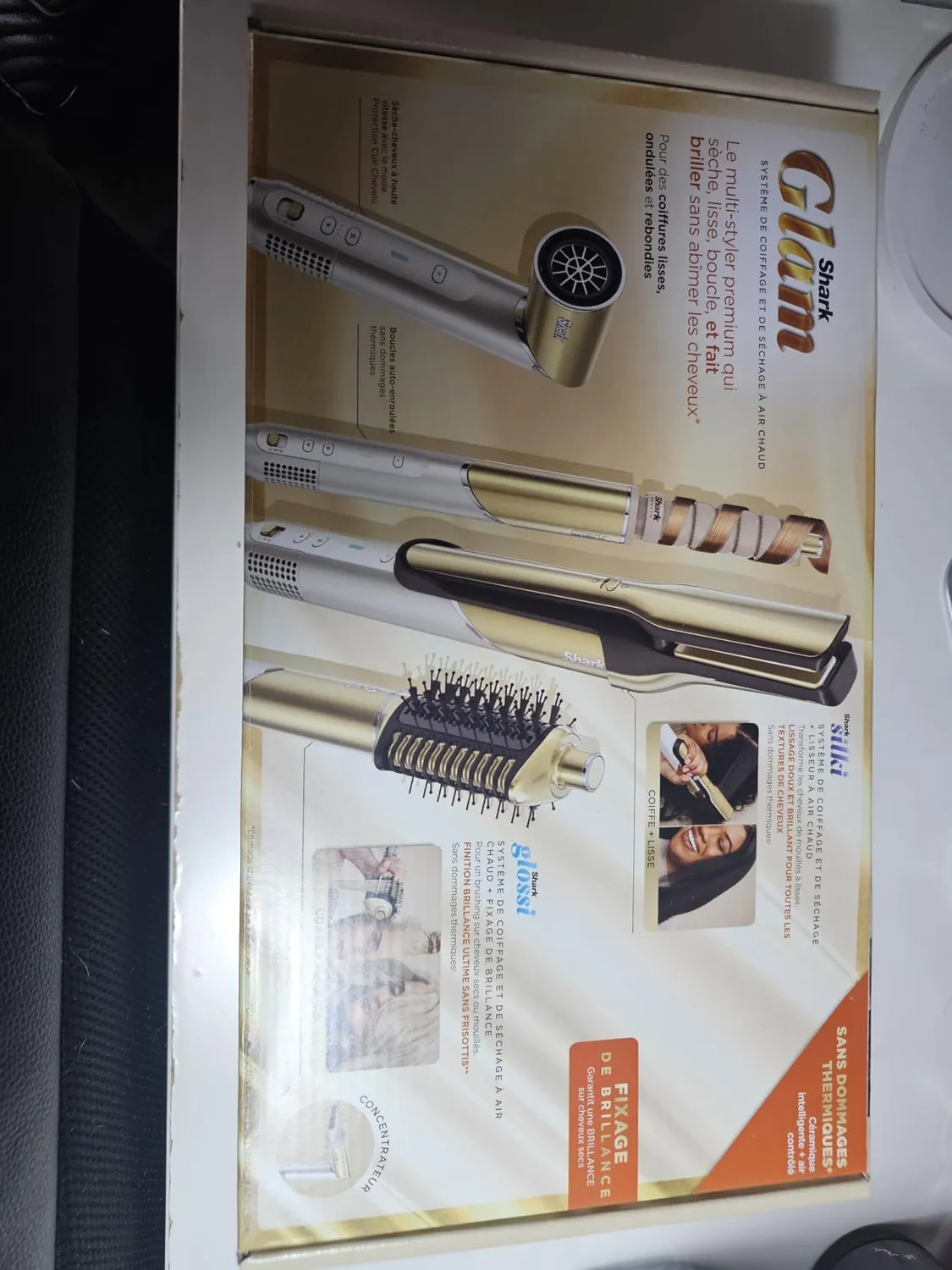 Shark Glam FlexStyle HD6041SEU Styler Oro 4 in 1 Ceramica