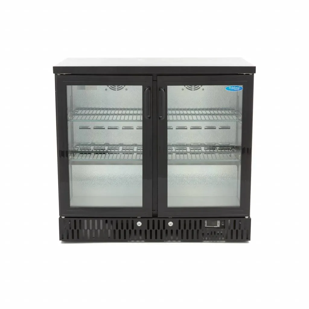 Maxima Frigo Bevande 2 Porte 4 Ripiani con Serratura
