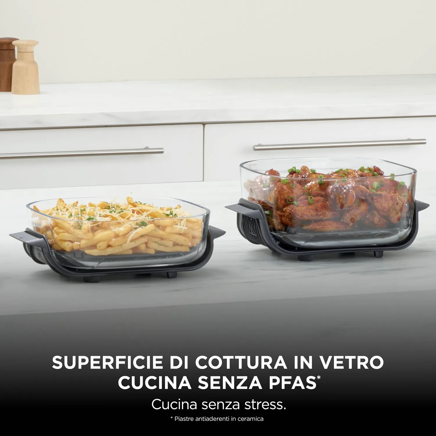Ninja CRISPi FN201EUGN8 friggitrice ad aria vetro verde 3,8L