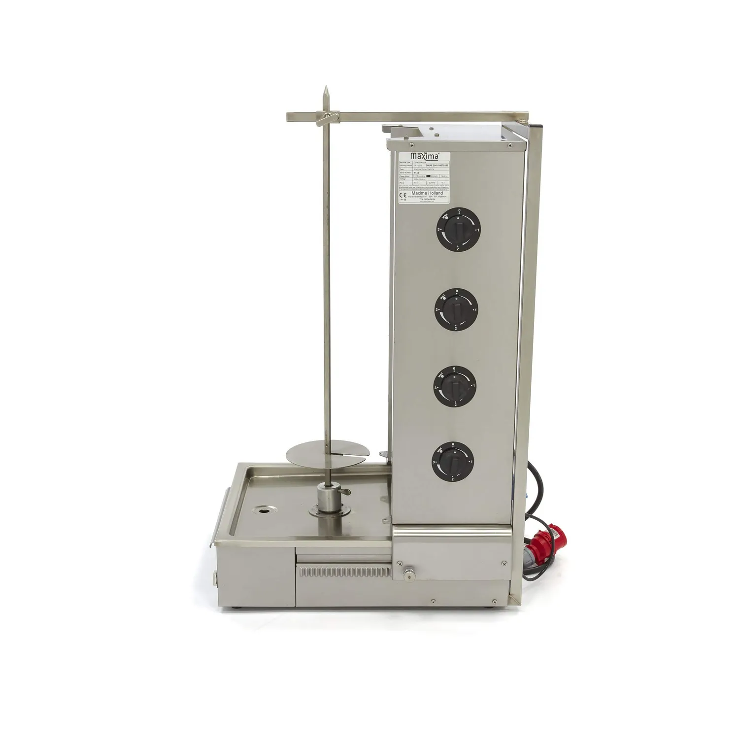 Pizza Maxima Döner Kebab 4 Bruciatori Elettrico Grill 70 kg