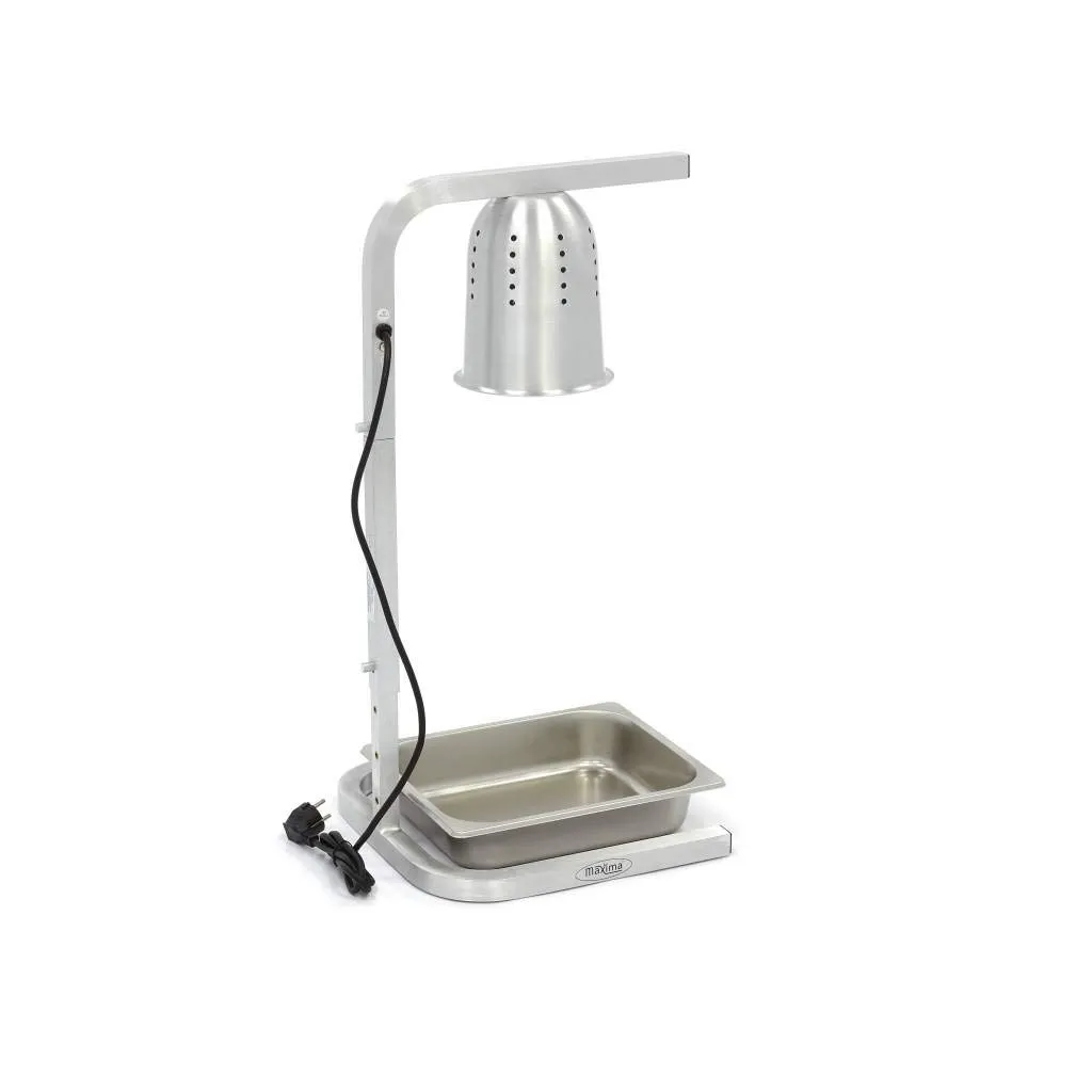 Maxima Lampada Termica Singola 275W con GN 1/1 Alluminio