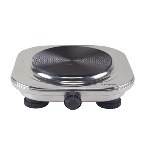 Beper P101PIA100 Fornello Elettrico 1 Piastra Ghisa 1500W