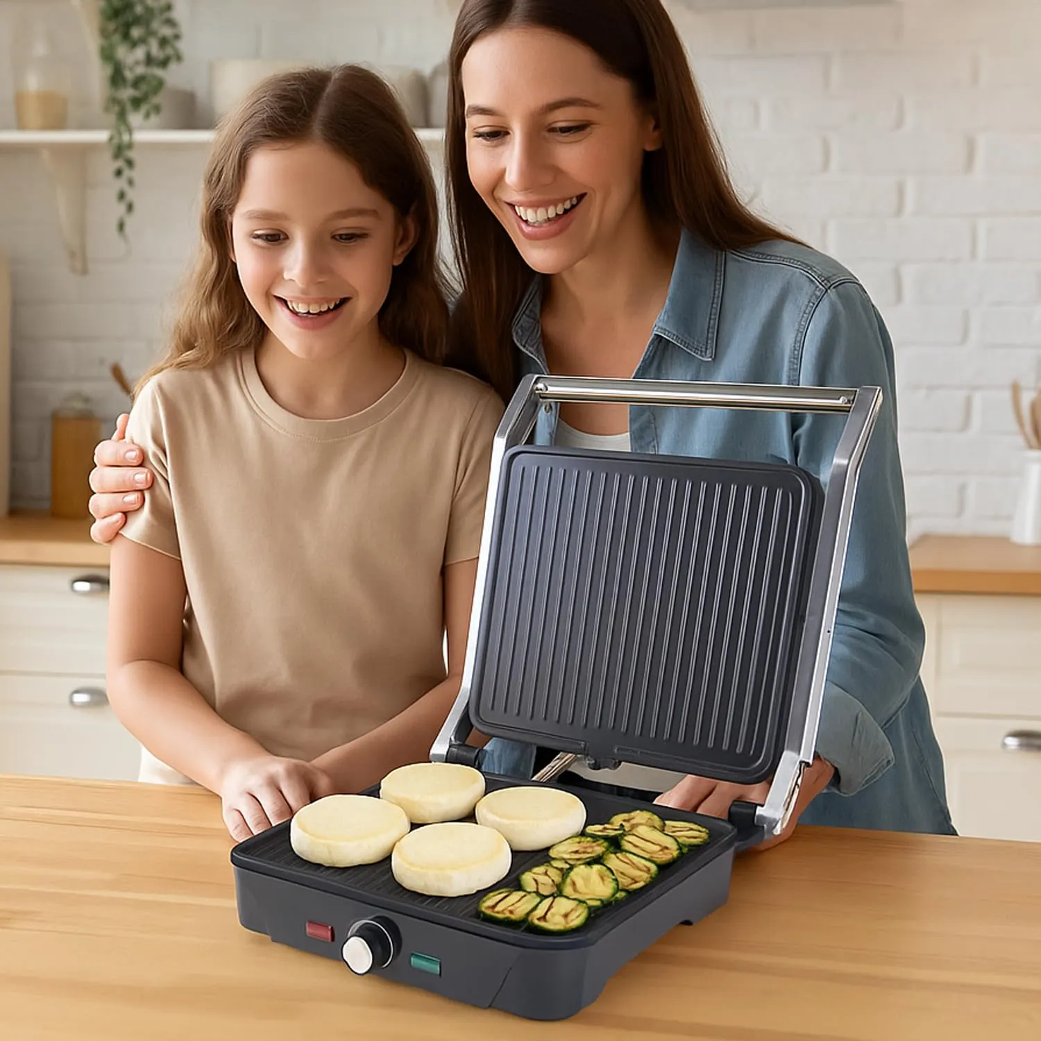 Beper P101TOS503 Grand Grill griglia 3in1 2000W 28x25