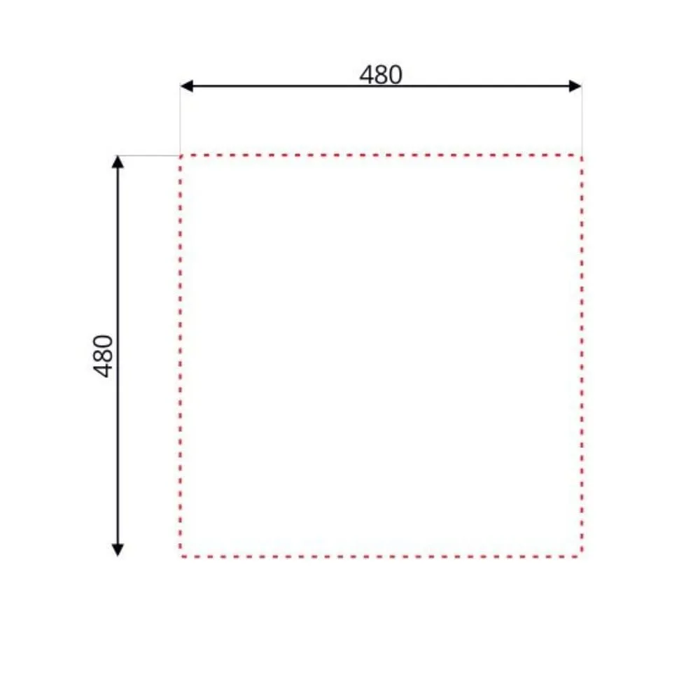 Samet N24435AS lavello incasso 50x50 monovasca inox