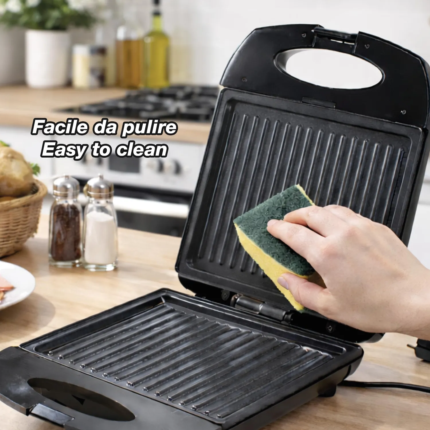 Beper Family Grill P101TOS040 tostiera 4 fette 1400W