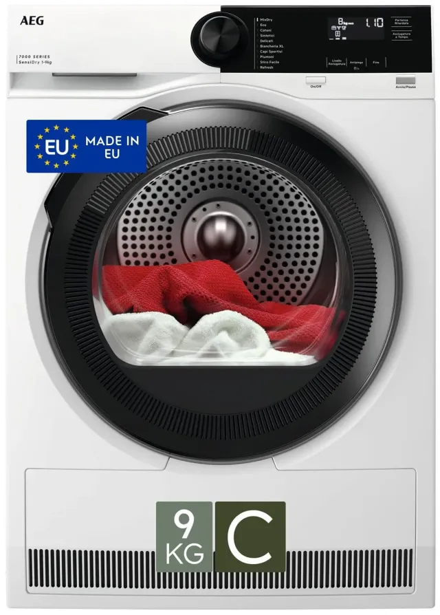 AEG Serie 7000 TR7HE9C Asciugatrice 9 kg Classe C