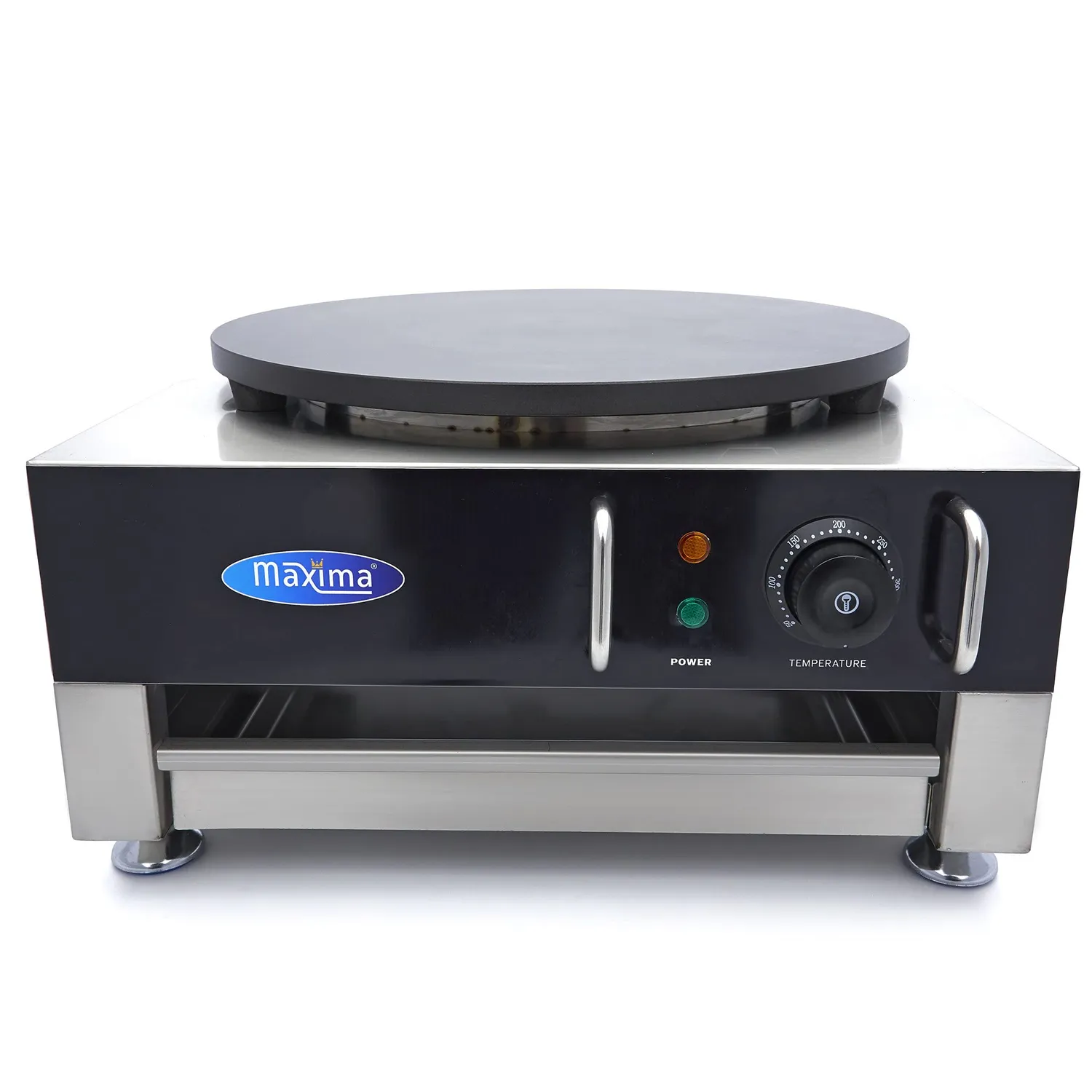 Maxima Crepiera Professionale 40 cm Ghisa Antiaderente 300°C