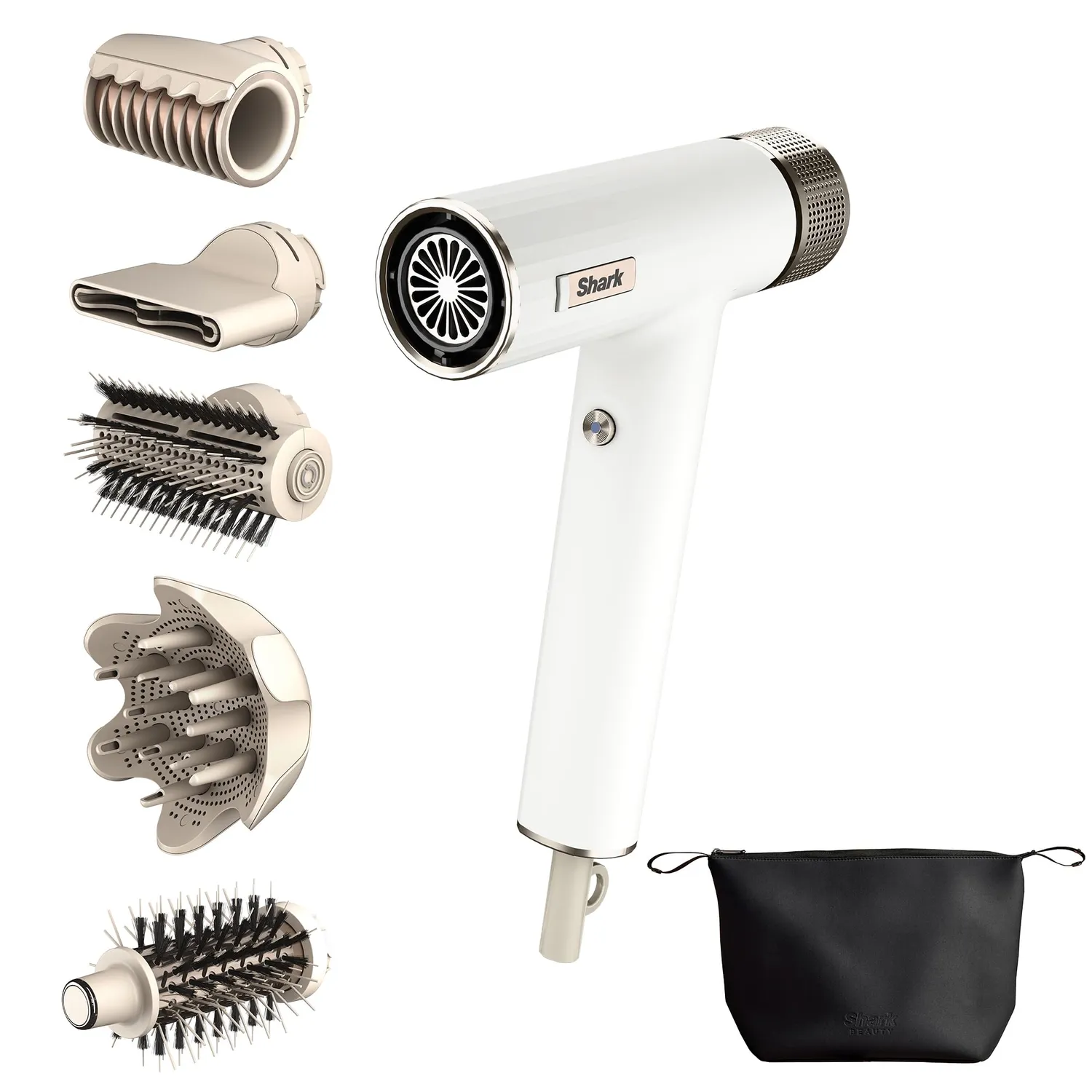 Shark SpeedStyle HD334EU phon bianco 5 styler lisci