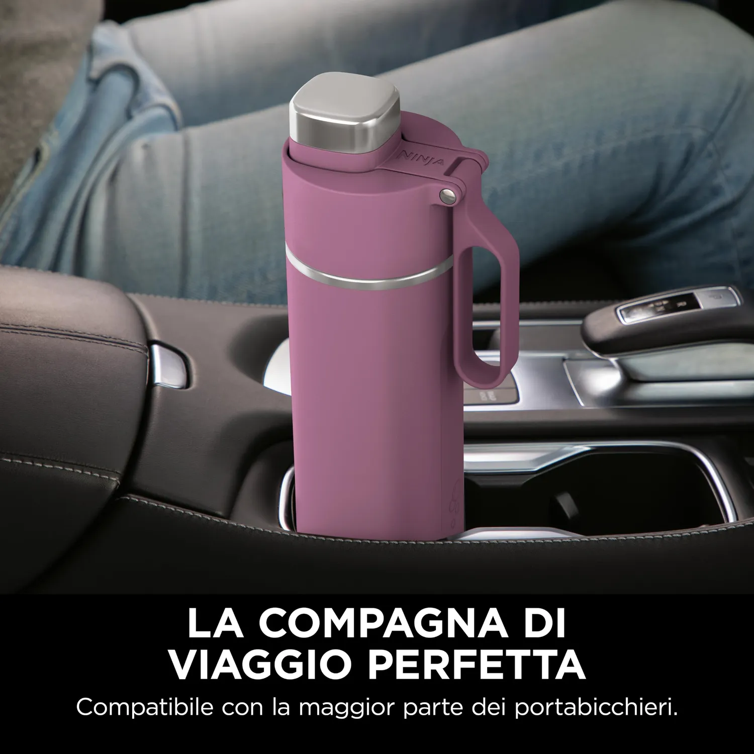 Ninja Thirsti DW2401EUUKMV borraccia termica gassate 700 ml malva