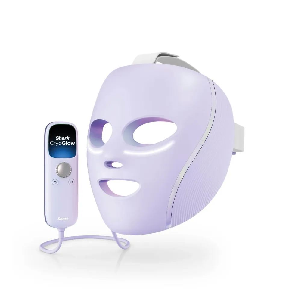 Shark CryoGlow FW312EU Maschera LED Viso Lilla