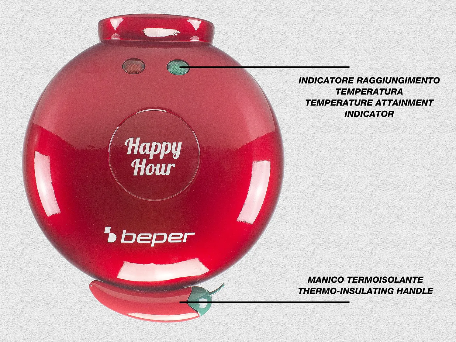 Beper Happy Hour P101CUD600 piastra aperitivi fagottini
