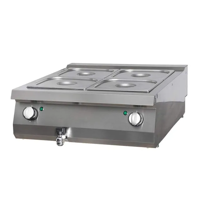 Maxima bagnomaria elettrico doppio GN Heavy Duty