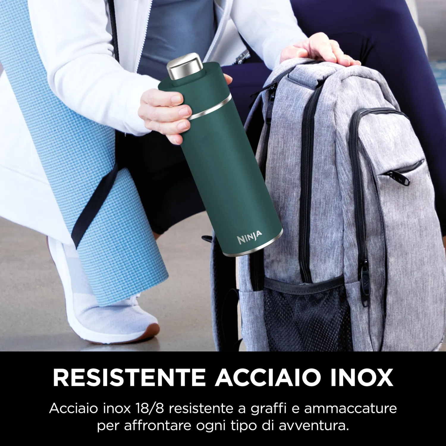 Ninja Thirsti DW2401EUUKTL borraccia termica 700 ml ottanio scuro