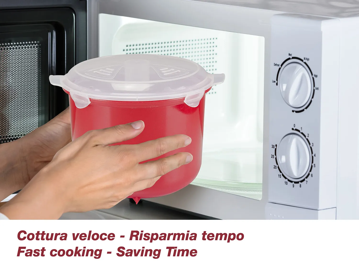 Beper C106CAS001 cuociriso microonde 2,6L BPA free
