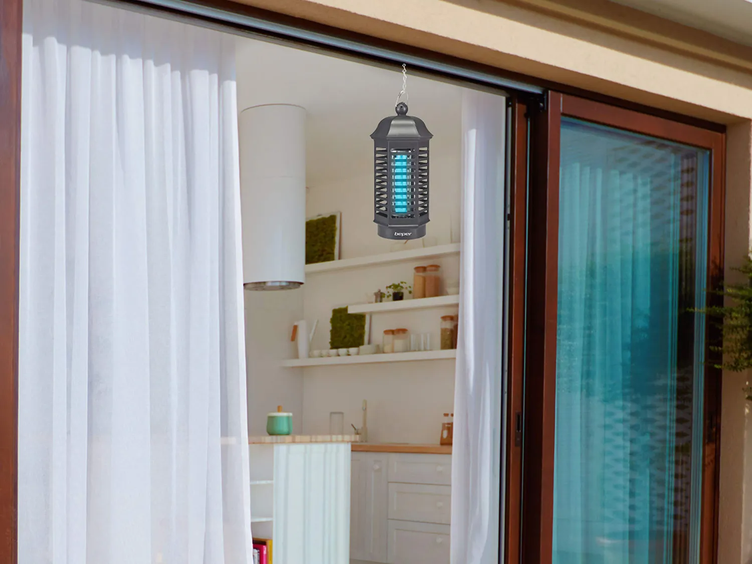 Beper P206ZAN001 Lampada Antizanzare UV-A Lanterna