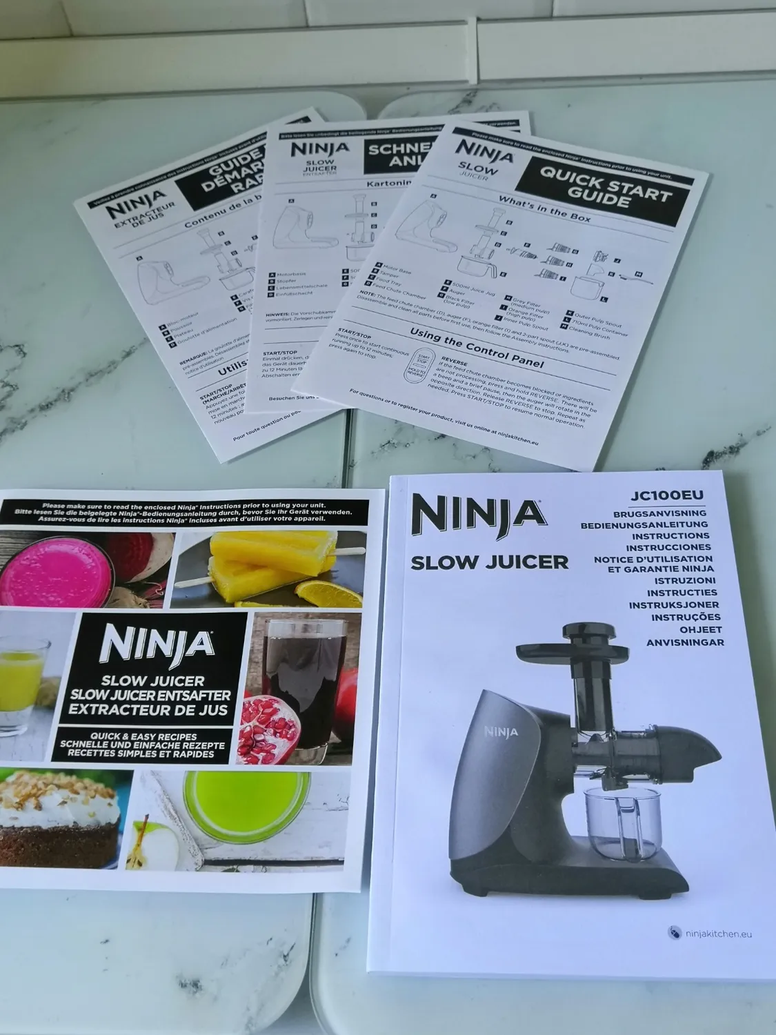 Ninja JC100EU Estrattore Succo Freddo 470 ml Nero