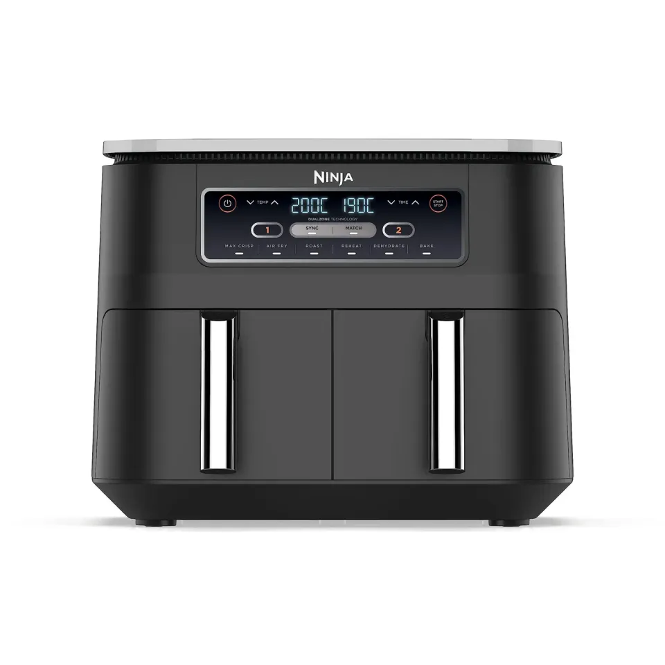 Ninja Foodi Dual Zone Friggitrice Aria 7,6L Nero