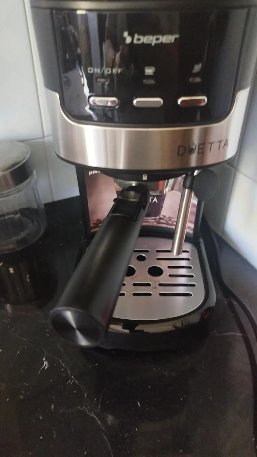 Beper P101CAF100 Duetta macchina caffè espresso cialde 15 bar