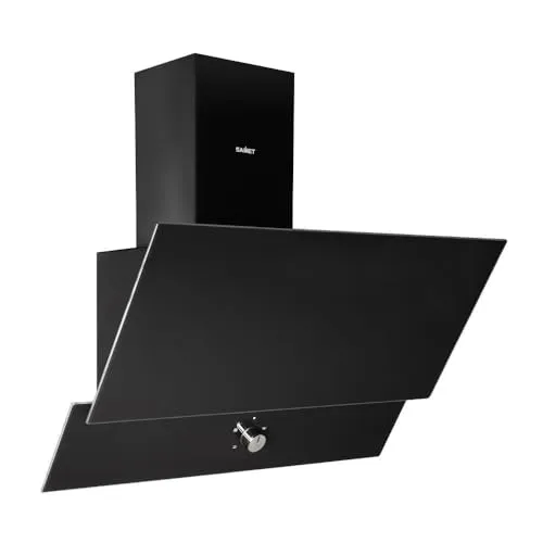 Samet cappa a parete 60 cm nera 130W 3 velocità classe D