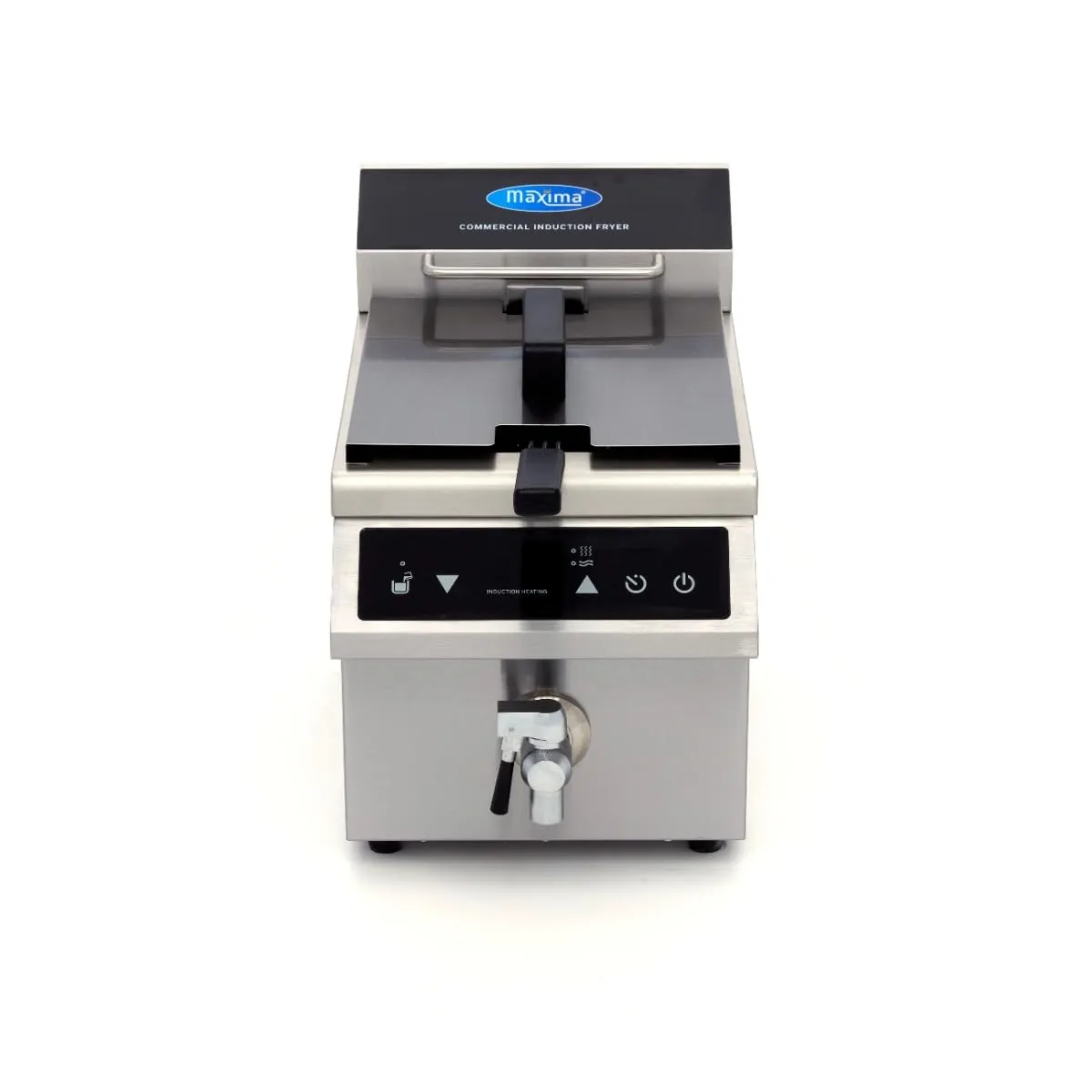 Pizza Maxima friggitrice induzione 8L 1 cestello scarico