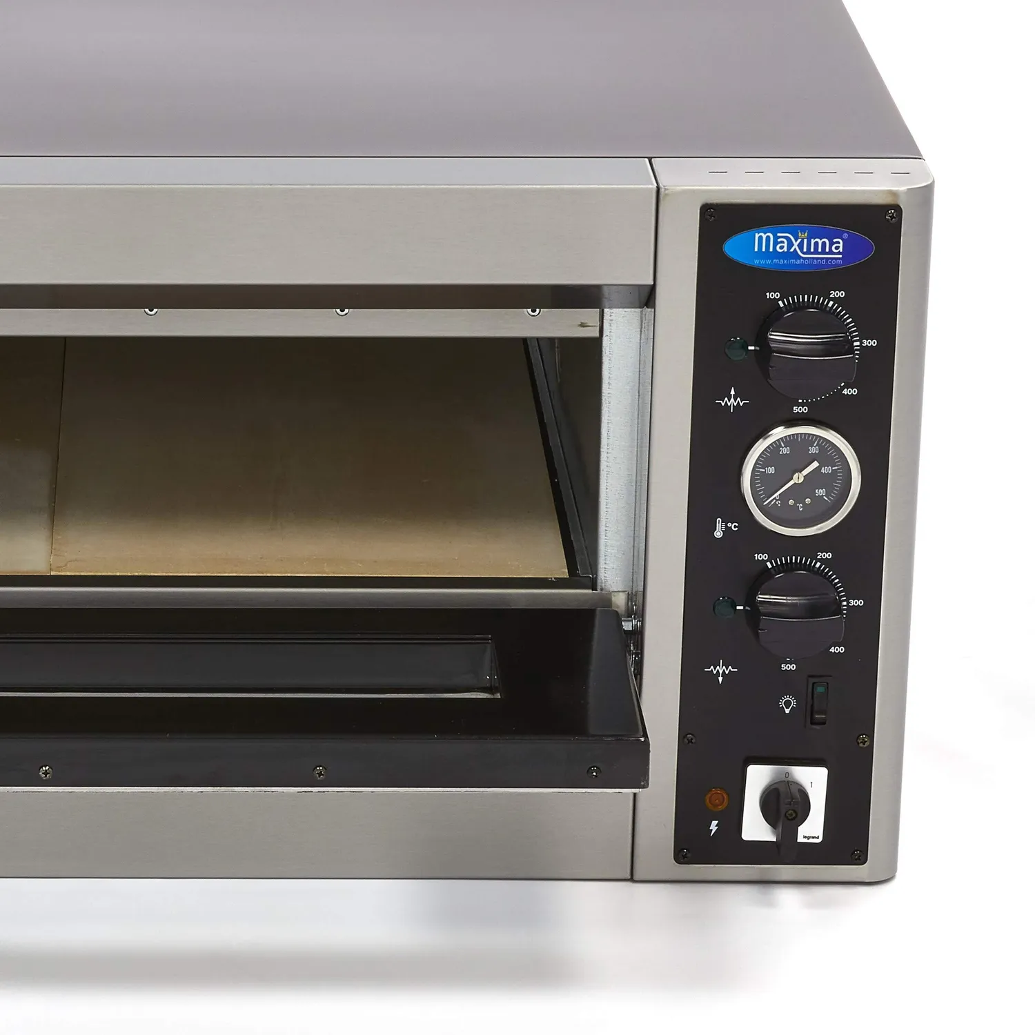 Pizza Maxima Deluxe forno pizza 4x30cm 400V con luce
