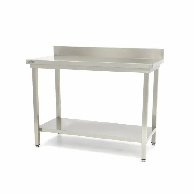 Maxima Tavolo Acciaio Inox 160x60 cm Alzatina Regolabile