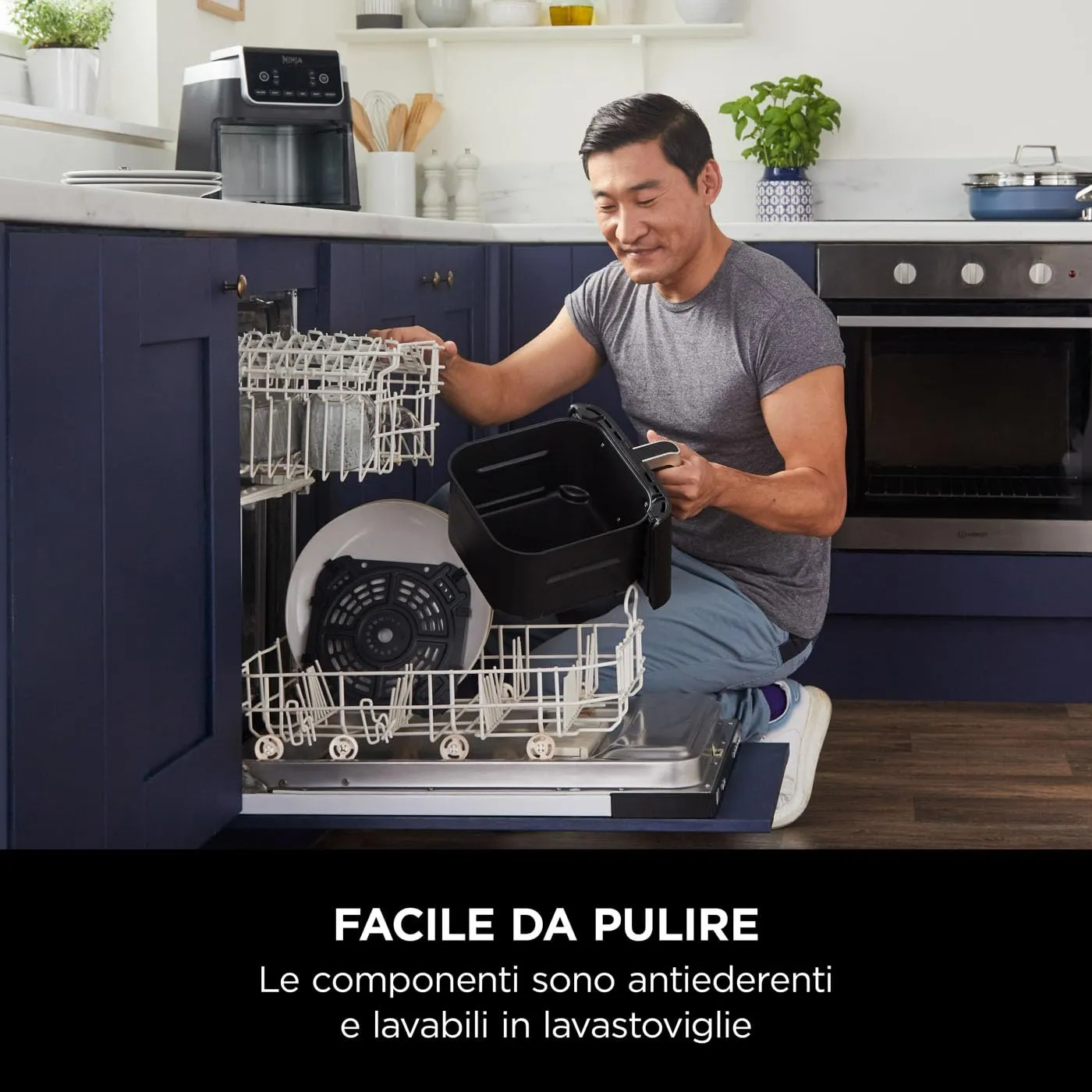 Ninja MAX friggitrice aria 6,2L grigio