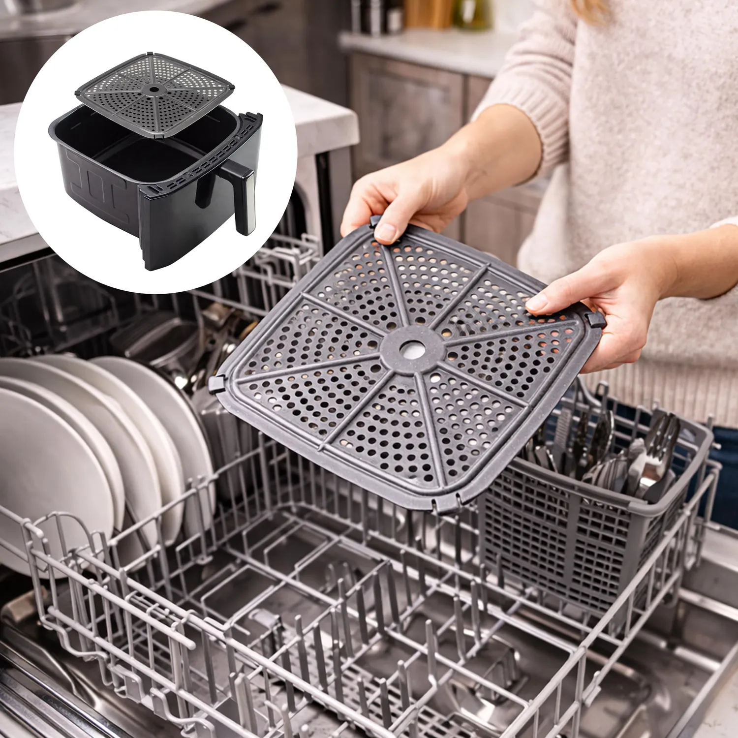 Beper P101FRI091 Friggitrice ad Aria 9 Litri 1800W Touch