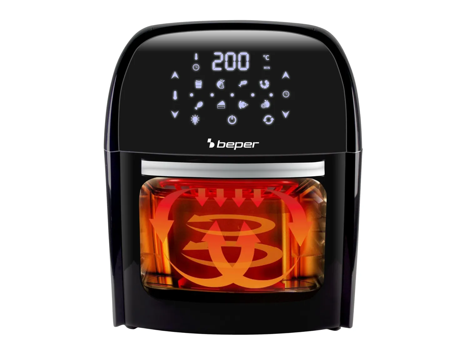 Beper P101FRI012 friggitrice aria forno 12L 1800W nera