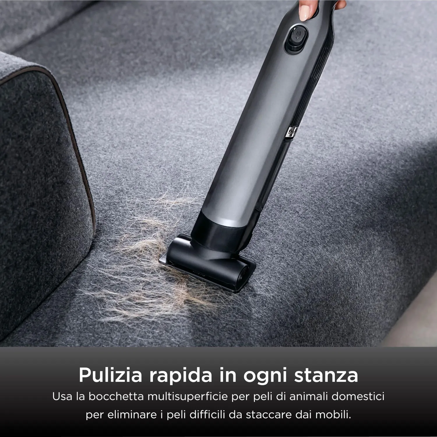 Shark WandVac 1.0 aspirabriciole grigio 8 minuti leggero