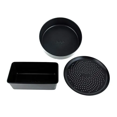 Ninja set teglie antiaderenti ceramica 3 pezzi nero