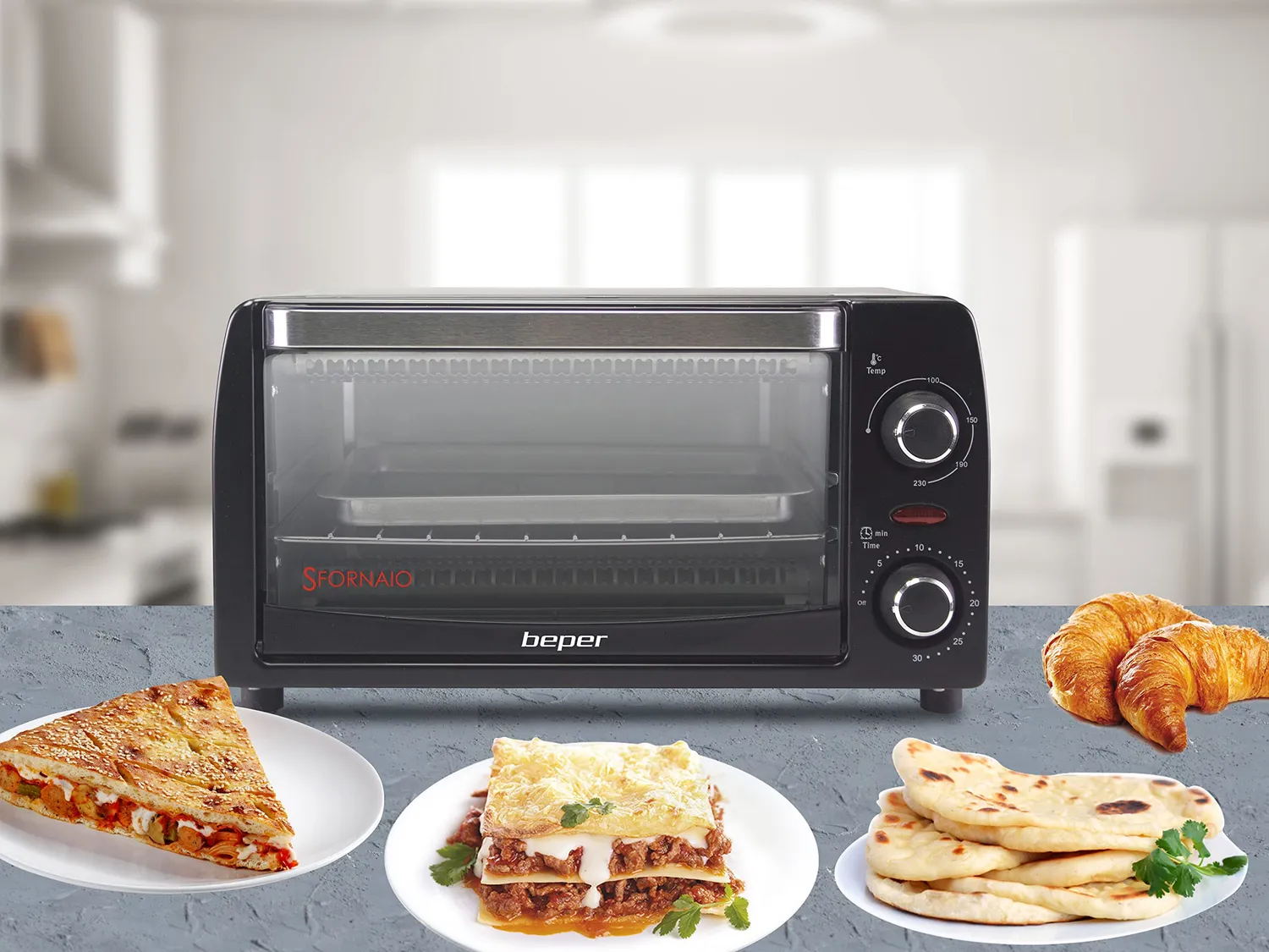Beper 90.882 fornetto elettrico 12L al quarzo
