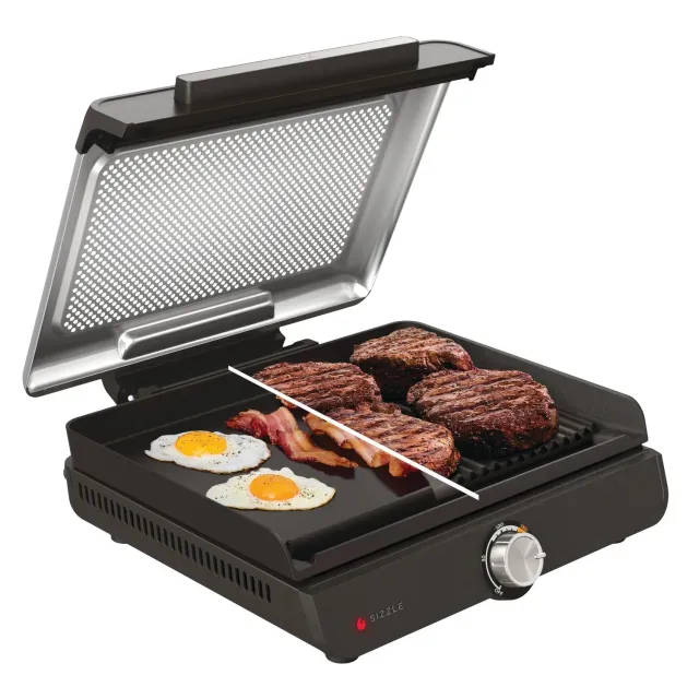Ninja Sizzle Griglia Elettrica Interno con Piastra Nero 260°C
