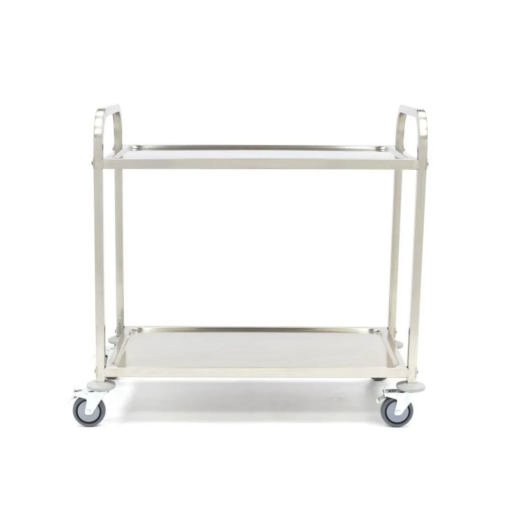 Pizza Maxima Carrello servizio inox 2 ripiani 40 kg