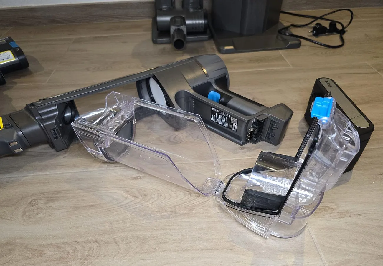 Shark PowerDetect Clean&Empty aspirapolvere senza filo base autosvuotante