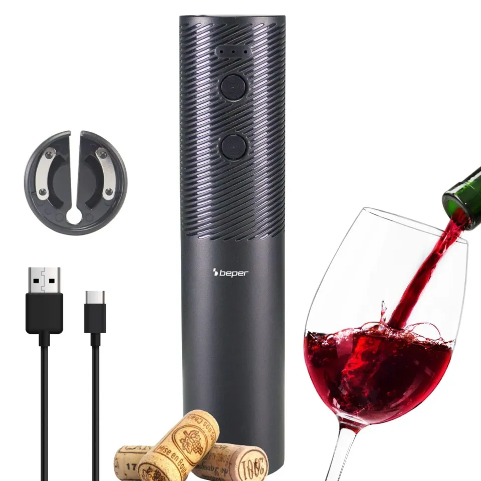 Beper P102ACP103 cavatappi elettrico Modello 2026 USB ricaricabile
