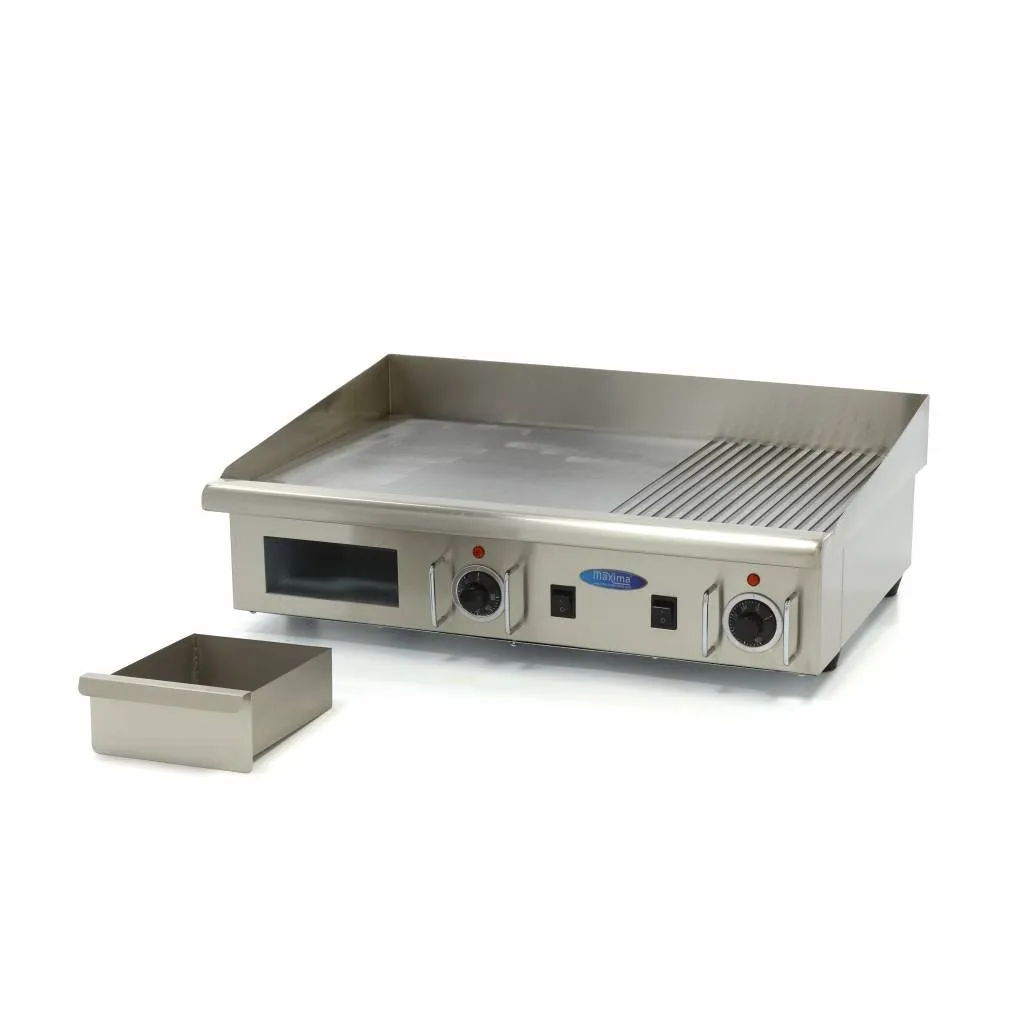 Maxima MGRILL BIG piastra grill 1/2 liscia 1/2 rigata