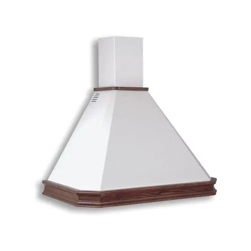 Samet Mattei90 cappa parete rustica 90 cm panna noce