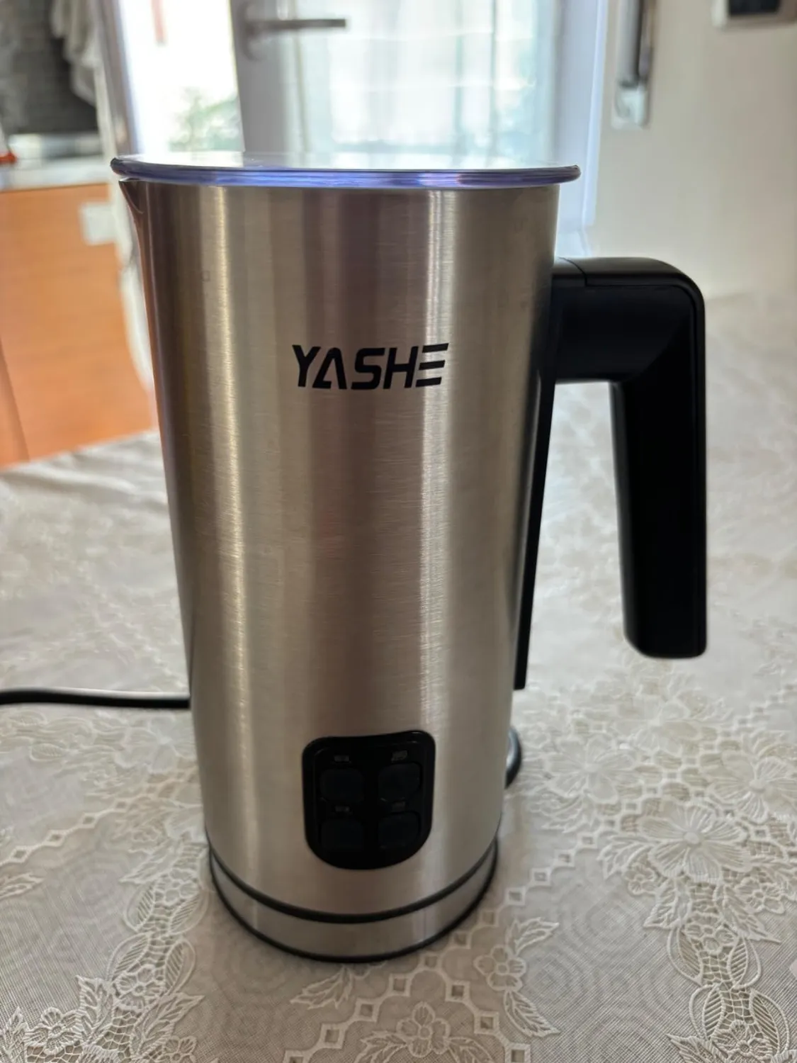 YASHE montalatte elettrico 240ml 4-in-1 caldo freddo
